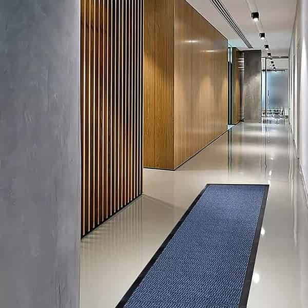 Blue Black Heavy Duty Barrier Mats Non Slip Rubber Mat Hard Wearing Indoor And Outdoor