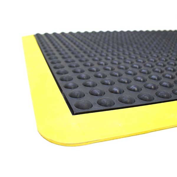 Slip Resistant Industrial Safety Floor Mat with Bubble Surface
