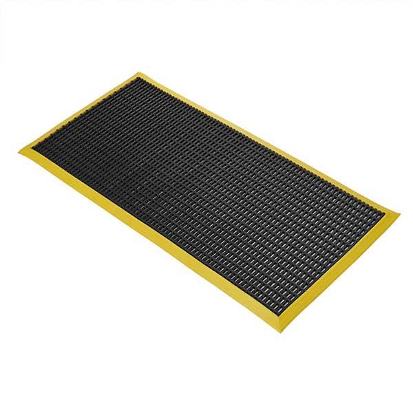 Vinyl Workshop Matting with Open Grid & Edge Protection