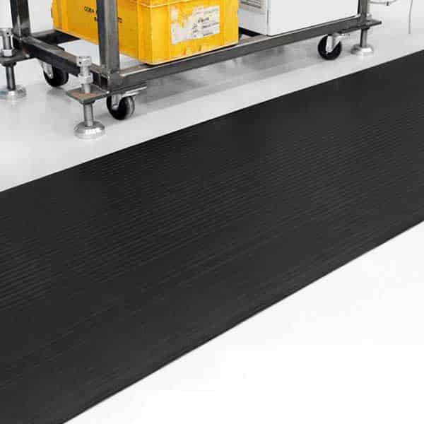 Non-Slip Natural Rubber Ribbed Runner Mat