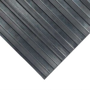 Natural Rubber Anti Fatigue Floor Mat with Wide Fluted Ribs