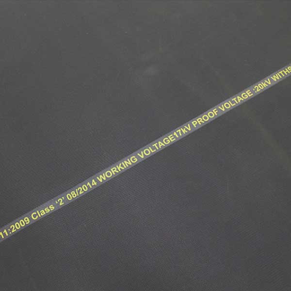 High Voltage Insulating Rubber Mat for Indoor and Outdoor