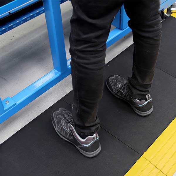Heavy Duty Slip Resistant Work Mat Tile with Accessories
