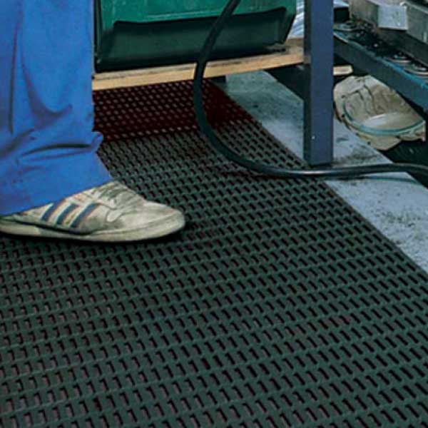 Anti-Slip Hollow Tube Matting for Workplace & Walkways
