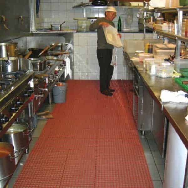 Non-Slip Hygienic PVC Matting for Commercial Kitchens