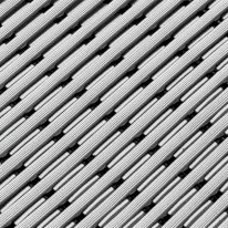Multi-Use Slip Resistant Rubber Interflex Matting with Fine Grooves