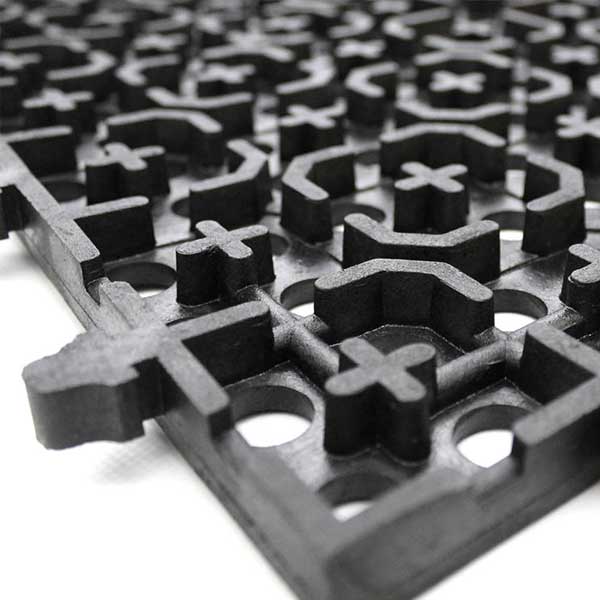 Interlocking Anti-Slip Tough Deck Tile For Indoor Wet Zones